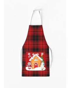 Gingerbread House Apron with Pocket / AW44