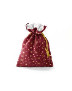 Stars Decorative Christmas Bag With String / WS11