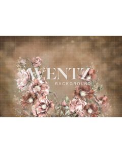 Photography Background in Fabric Flowers Fine Art / Backdrop CW36