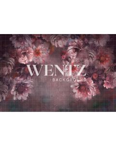 Photography Background in Fabric Flowers Fine Art / Backdrop CW34