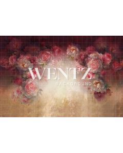 Photography Background in Fabric Flowers Fine Art / Backdrop CW28