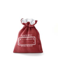 Red Decorative Christmas Bag With String / WS04