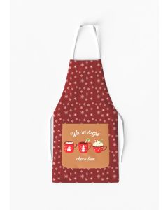 Hot Chocolate Apron with Pocket / AW56