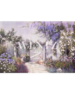 Photography Background in Fabric Easter Enchanted Garden / Backdrop CW105