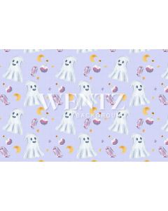 Photography Background in Fabric Halloween Ghost / Backdrop 2455