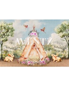 Photography Background in Fabric Easter Tent / Backdrop CW96