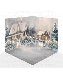 Photography Background in Fabric Christmas Scenario 3D / WTZ102