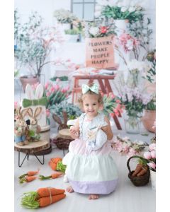 Photography Background in Fabric Room With Flowers Newborn / Backdrop 2020