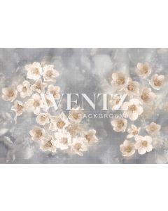 Photography Background in Fabric Flowers Fine Art / Backdrop CW83