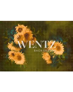 Photography Background in Fabric Flowers Fine Art / Backdrop CW84