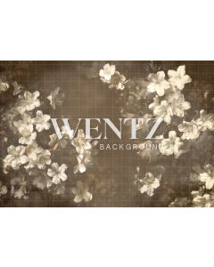 Photography Background in Fabric Flowers Fine Art / Backdrop CW86