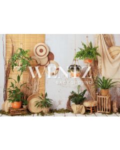 Photography Background in Fabric Boho Wall with Macramé / Backdrop 2237