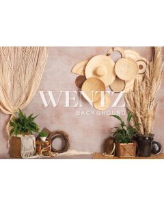 Photography Background in Fabric Boho Wall with Macramé / Backdrop 2245