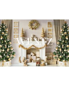 Photography Background in Fabric Christmas Room / Backdrop 2308