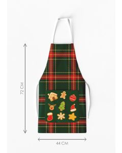 Kit 4 Family Aprons Gingerbread Man with Pocket / AW57