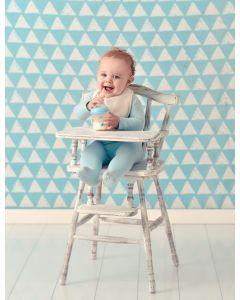 Photography Background in Fabric Blue Triangle / Backdrop 1634