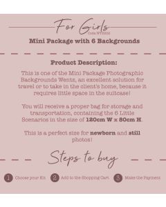 Mini Package For Girls Photographic Backgrounds Wentz | WTZ202