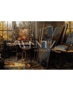 Photography Background in Fabric Fall Room 2024 / Backdrop 5937