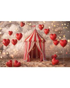 Photography Background in Fabric Valentine's Day 2024 / Backdrop 6048