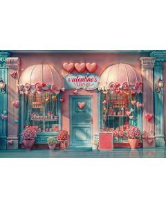 Photography Background in Fabric Valentine's Day Sweet Shop 2024 / Backdrop 6062