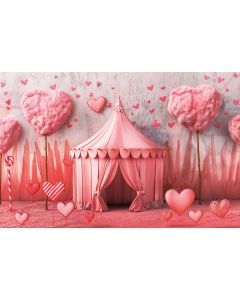 Photography Background in Fabric Valentine's Day 2024 / Backdrop 6060