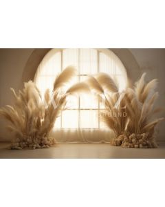 Photography Background in Fabric Mother's Day 2024 Boho Arch / Backdrop 5743