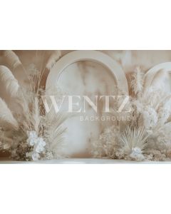 Photography Background in Fabric Mother's Day Boho Arch / Backdrop 5801