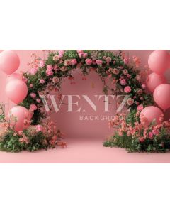 Photography Background in Fabric Mother's Day 2024 Floral Arch / Backdrop 5857