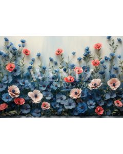Photography Background in Fabric Mother's Day 2024 Floral / Backdrop 5848