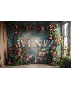 Photography Background in Fabric Mother's Day 2024 Floral / Backdrop 5863