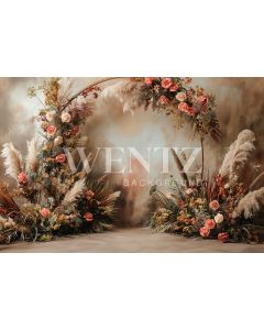 Photography Background in Fabric Mother's Day 2024 Floral Arch / Backdrop 5867