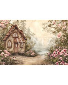 Photography Background in Fabric Easter 2024 House / Backdrop 5586