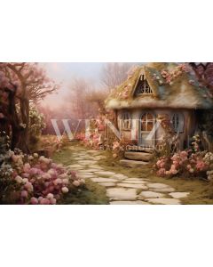 Photography Background in Fabric Easter 2024 House / Backdrop 5588