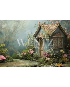 Photography Background in Fabric Easter 2024 House / Backdrop 5590