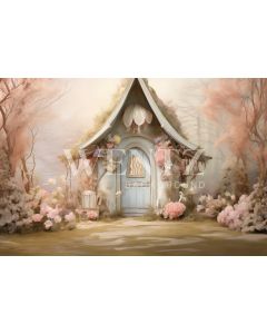 Photography Background in Fabric Easter 2024 House / Backdrop 5577