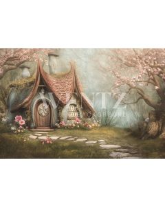 Photography Background in Fabric Easter 2024 House / Backdrop 5578