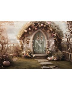 Photography Background in Fabric Easter 2024 House / Backdrop 5581