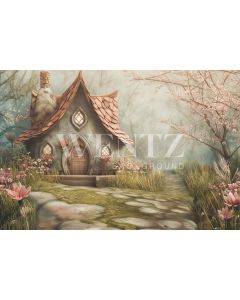 Photography Background in Fabric Easter 2024 House / Backdrop 5582