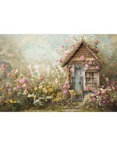 Photography Background in Fabric Easter 2024 House / Backdrop 5584