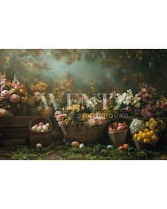 Photography Background in Fabric Easter / Backdrop 5607