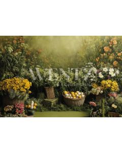 Photography Background in Fabric Easter / Backdrop 5634