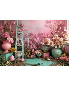 Photography Background in Fabric Easter / Backdrop 5637
