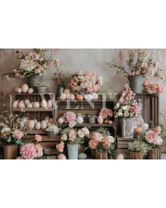 Photography Background in Fabric Easter / Backdrop 5643