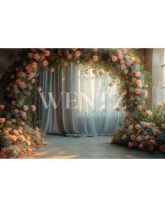 Photography Background in Fabric Mother's Day 2024 Floral Arch / Backdrop 5724