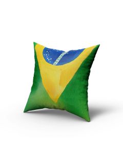 Pillow Case Soccer World Cup Brazil Flag - 45 x 45 / WA41