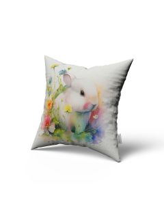 Pillow Case Easter with Rabbit - 45 x 45 / WA45