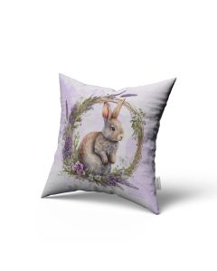 Pillow Case Easter with Rabbit - 45 x 45 / WA59