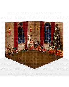 Photography Background in Fabric Christmas Scenario 3D / WTZ112