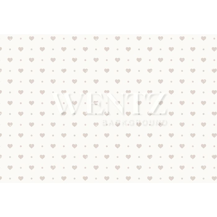 Photography Background in Fabric Pastel Color Heart / Backdrop 1063