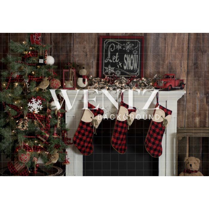 Photography Background in Fabric Christmas / Backdrop 1337